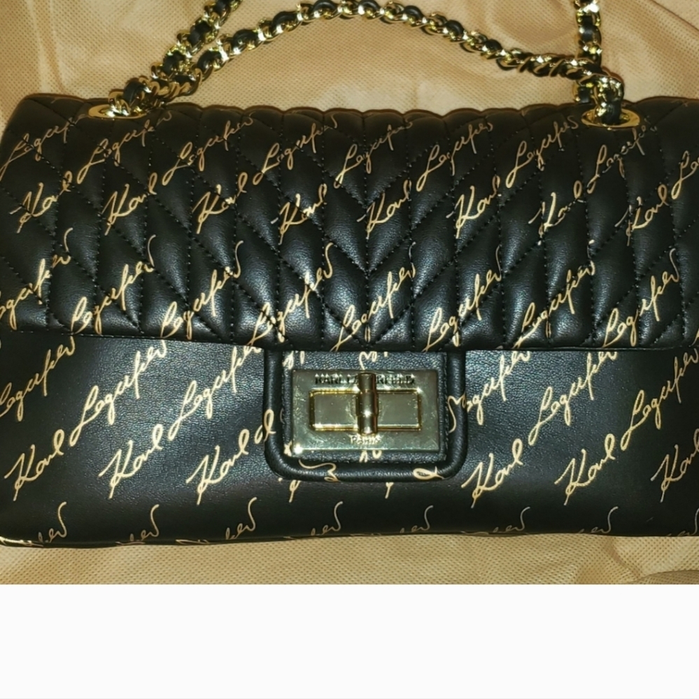 Karl Lagerfeld flap bag